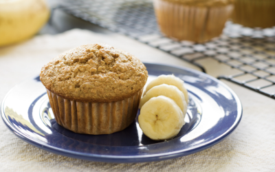 Muffins aux bananes et chocolat, sans farine