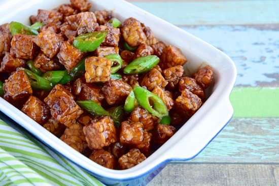 Bouchées de tempeh à la sauce soya