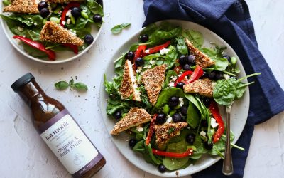 Salade de tofu et petits fruits