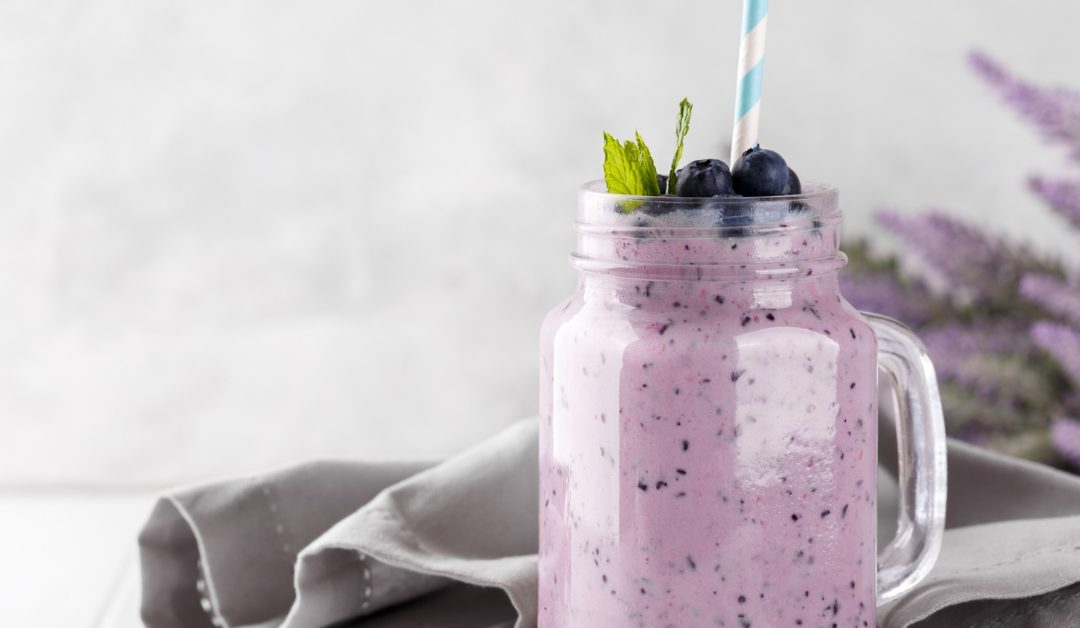 Smoothie aux bleuets, ﹤ en FODMAP