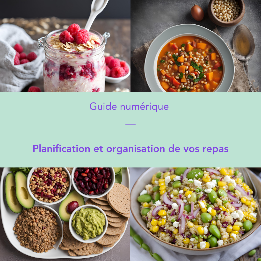 Digital guide - Meal planning and organization. ÉPITHÉLIA- Digestive health clinic