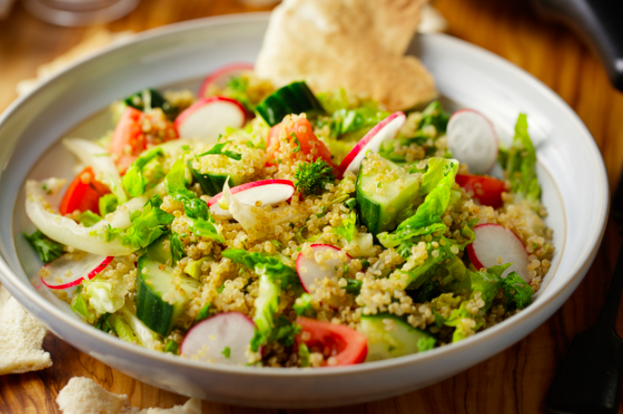 Salade de quinoa au kale