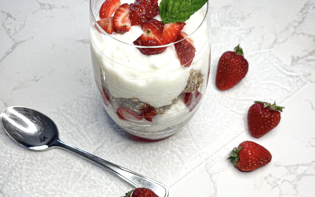 Cheesecake aux fraises, revisité