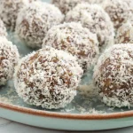 Coconut energy balls. Anti-inflammatory recipe