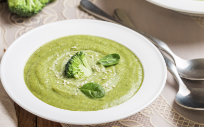 Potage repas au brocoli