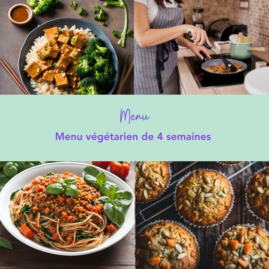 Menu végétarien. ÉPITHÉLIA- Clinique de santé digestive