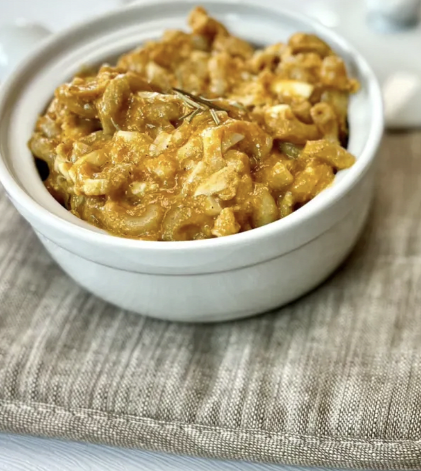 Macaroni au fromage et à la citrouille. Faible en FODMAP. ÉPITHÉLIA- Clinique de santé digestive