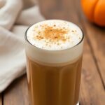 Latté à la citrouille épicé