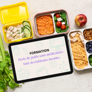Perte de poids sous médication : bâtir des habitudes durables
