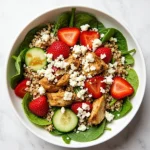 Strawberry Balsamic Chicken Salad