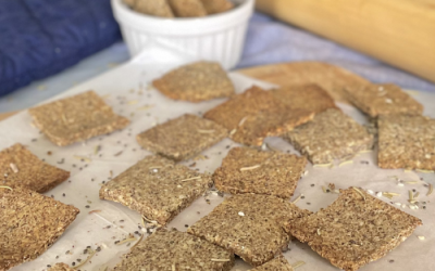 Low-carb crackers