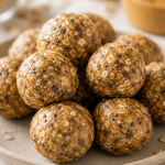 Boules d’énergie banane, sarrasin et amandes